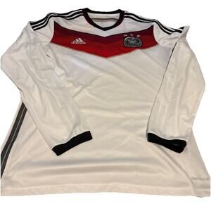 Germany Jersey authentic World Cup 2014 Shirt Long Sleeve Adidas Size Medium